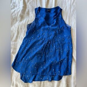 GAP Maternity Royal Blue Heart-Print V-Neck Camisole